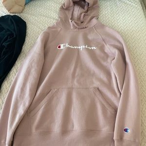 Pink champion hoodie